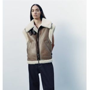 Zara ZW collection double faced vest